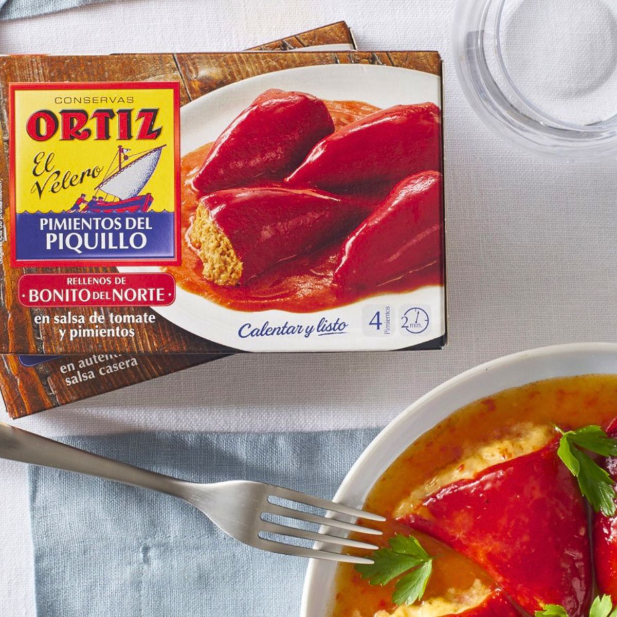 Γεμιστές Πιπεριές Με Λευκό Τόνο Σε Σάλτσα Τομάτας Ortiz Pimientos Del Piquillo Rellenos De Atun Blanco